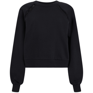 AllSaints Ewelina Crochet Relaxed Fit Sweatshirt